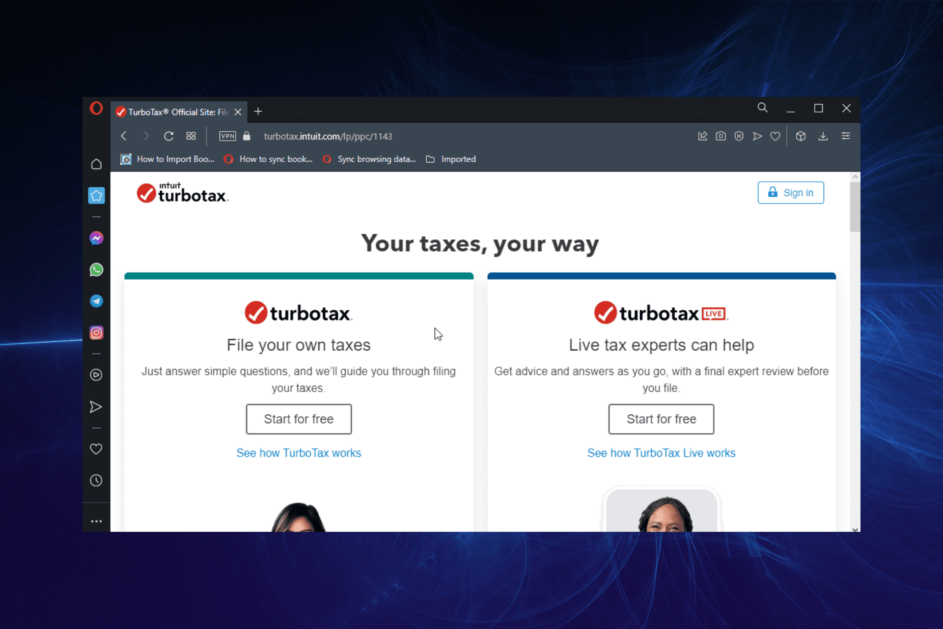 best browser for turbotax