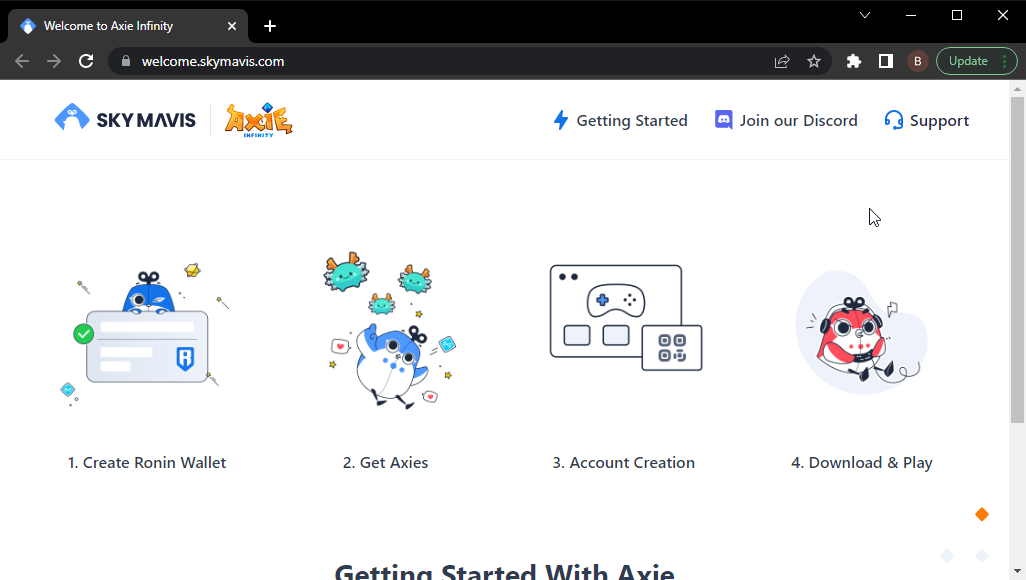 chrome browser best for axie infinity