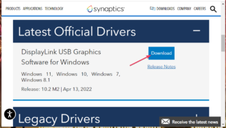 Displaylink graphics driver что это