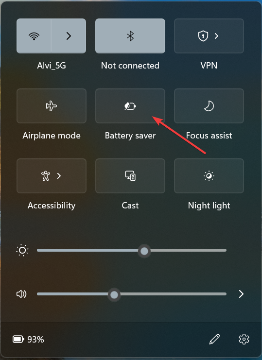 Disable battery saver to fix opera gx stuck on installing for current user