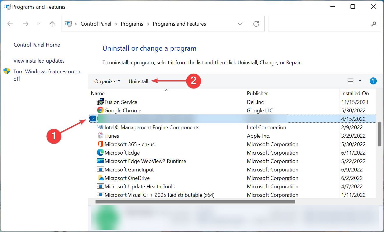 Uninstall to fix windows 11 controller not working