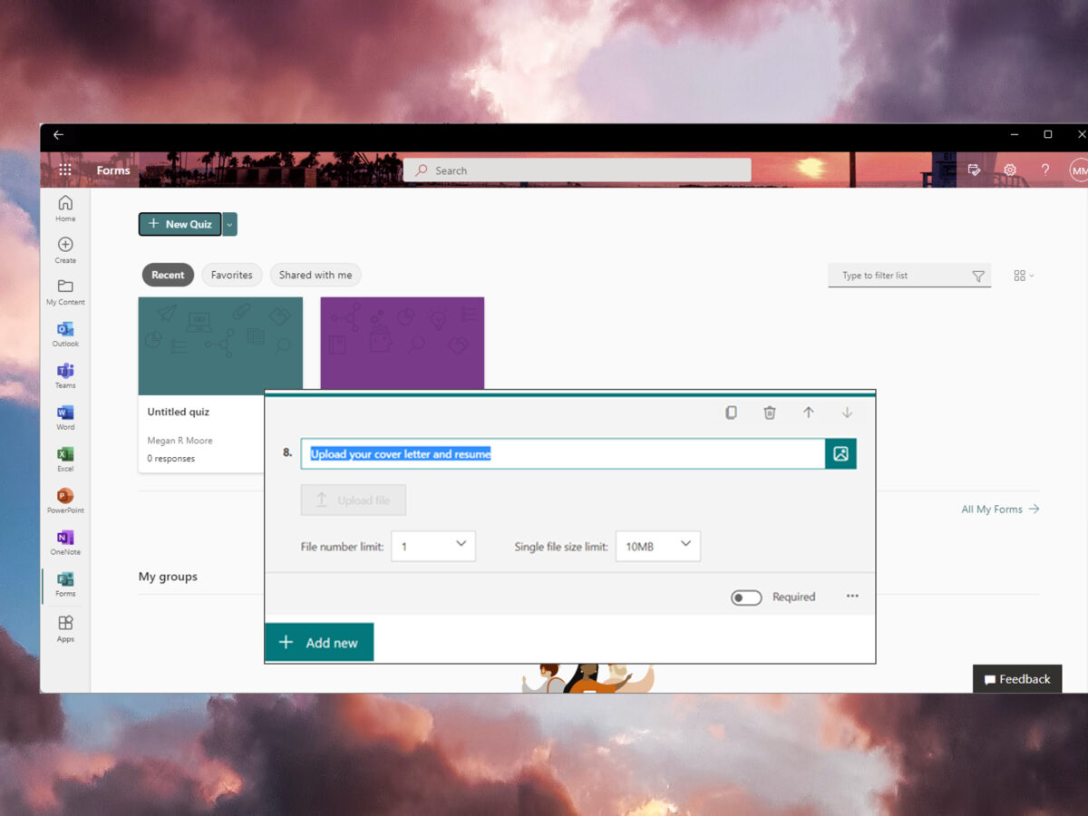 File Upload Option not Visible in Microsoft Forms: 2 Easy Tips