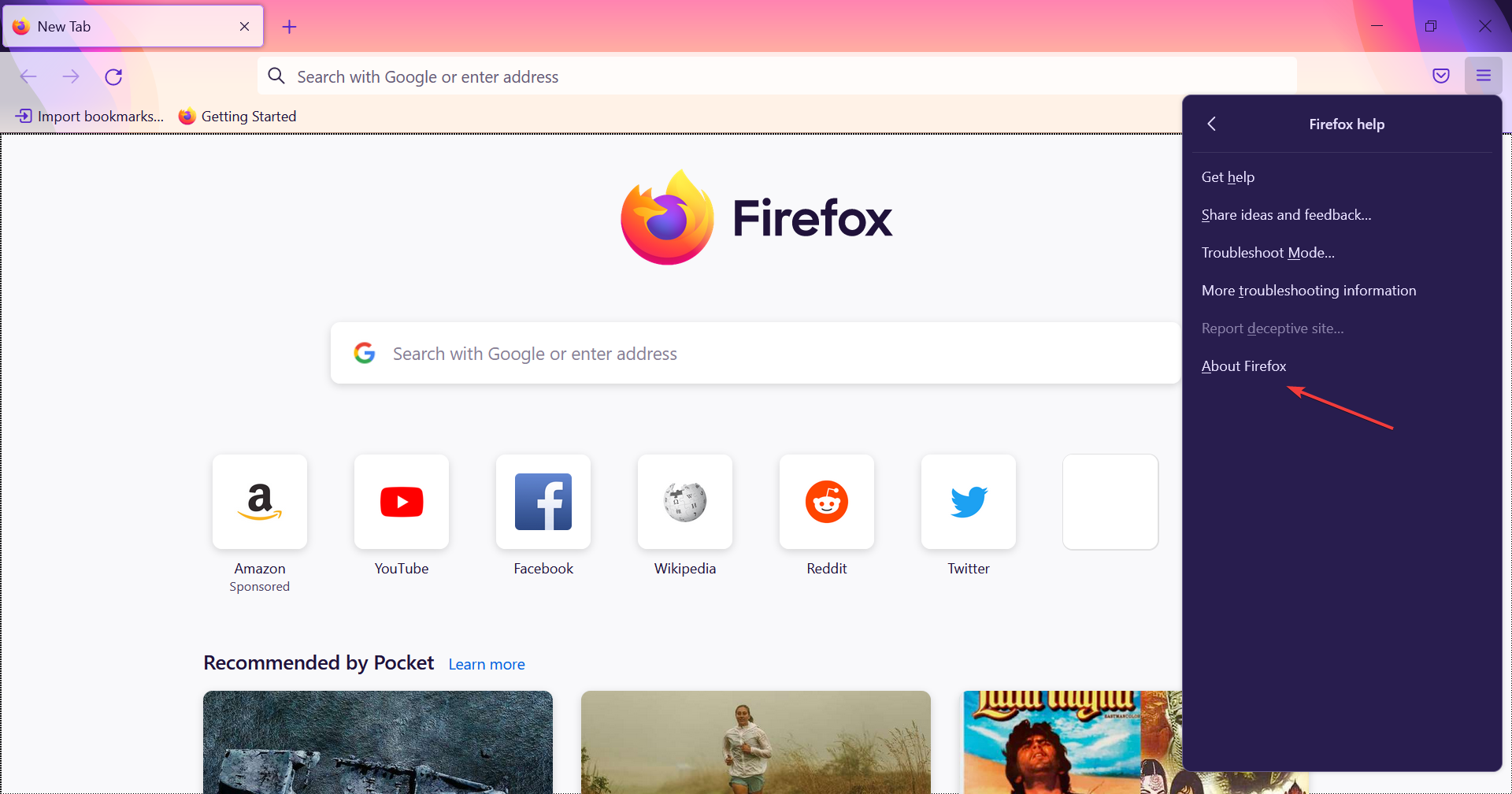 About firefox