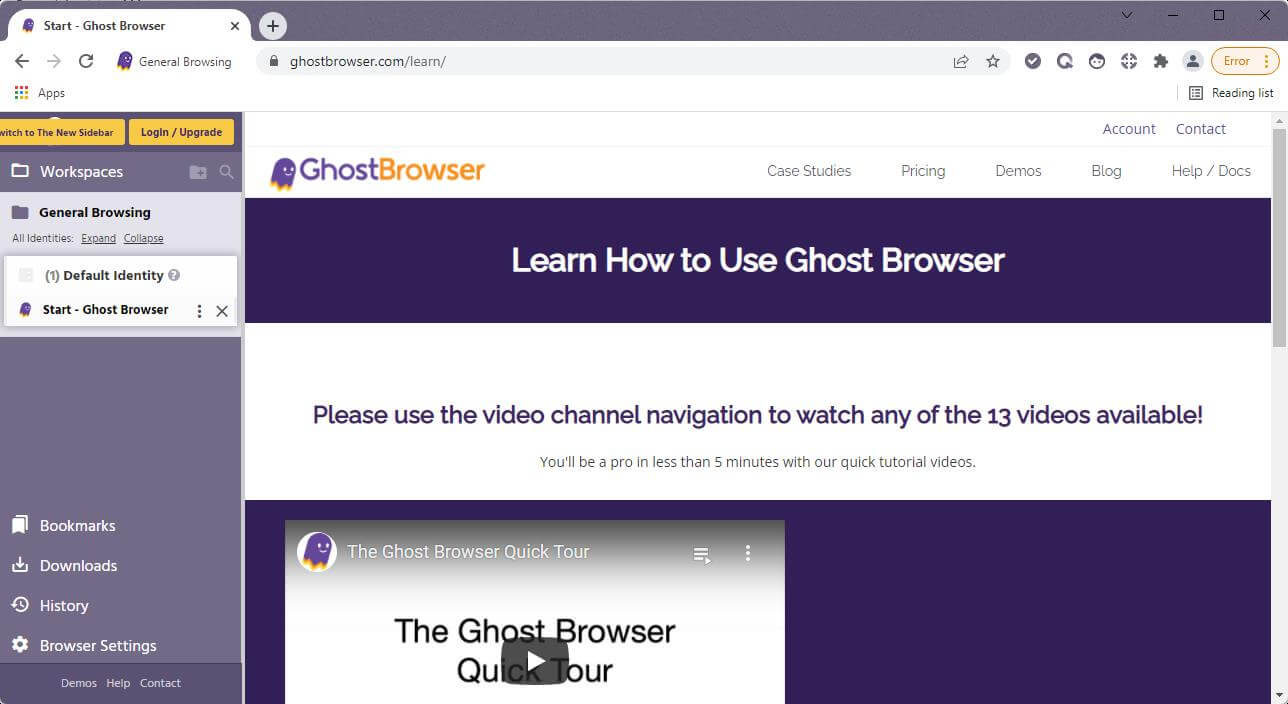 ghost browser