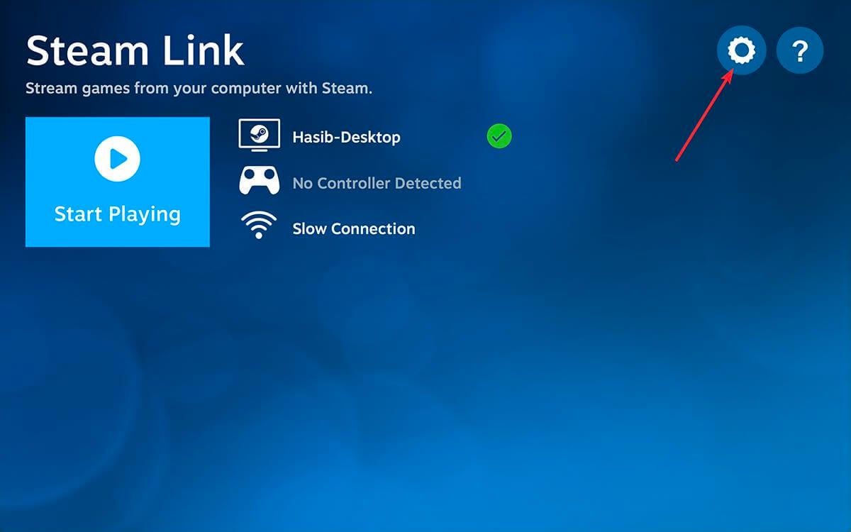 going steam link settings