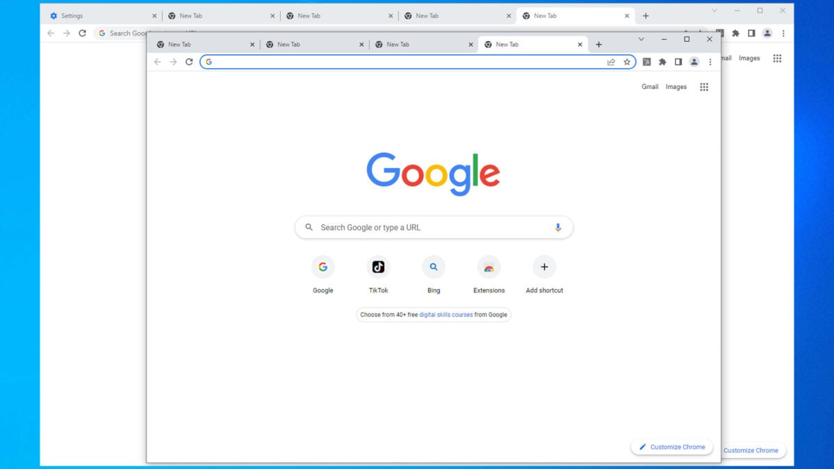 ¿Por qué mi Chrome abre una nueva pestaña cada vez que hago clic?