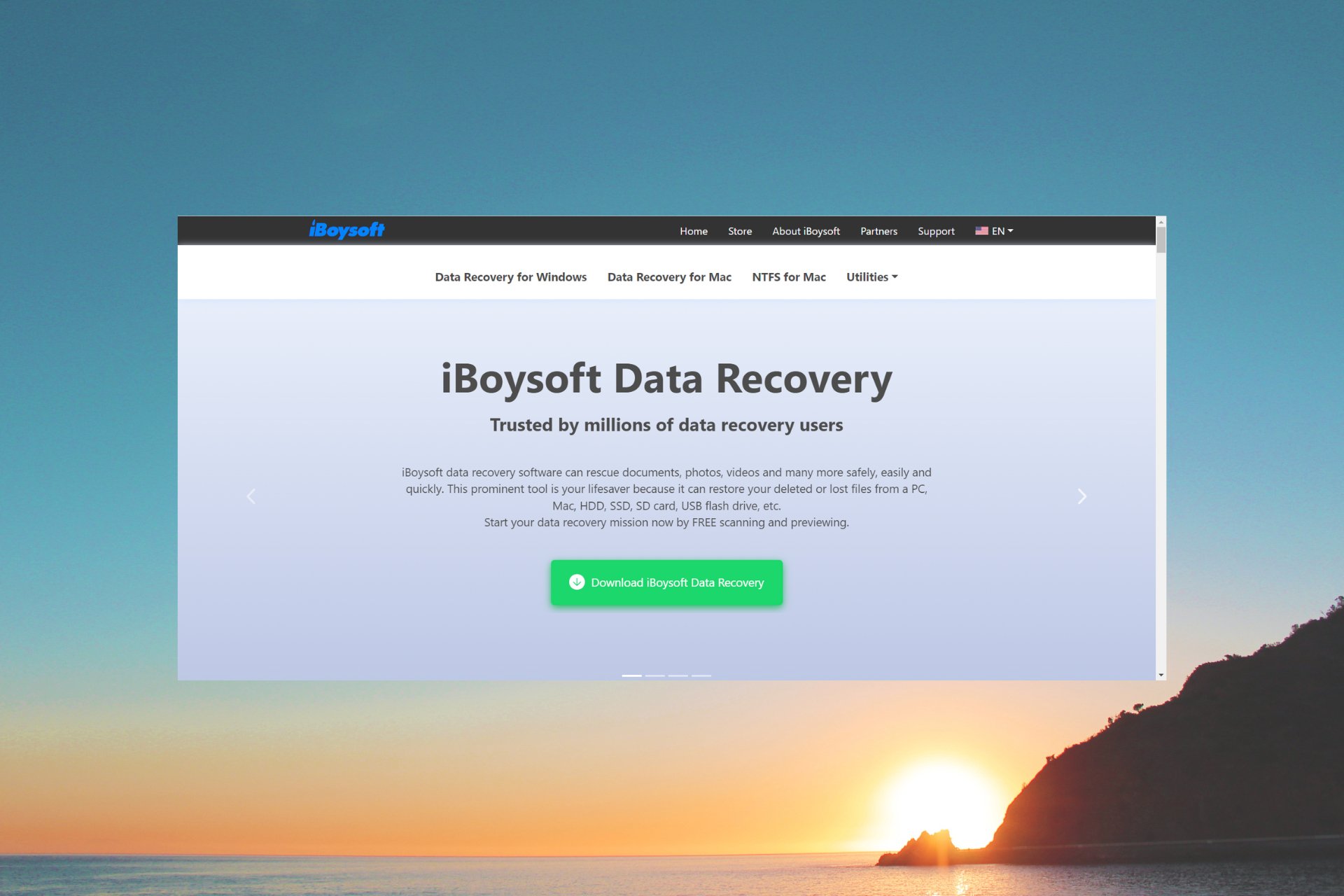 Retrieve your data using iBoysoft Data Recovery Software