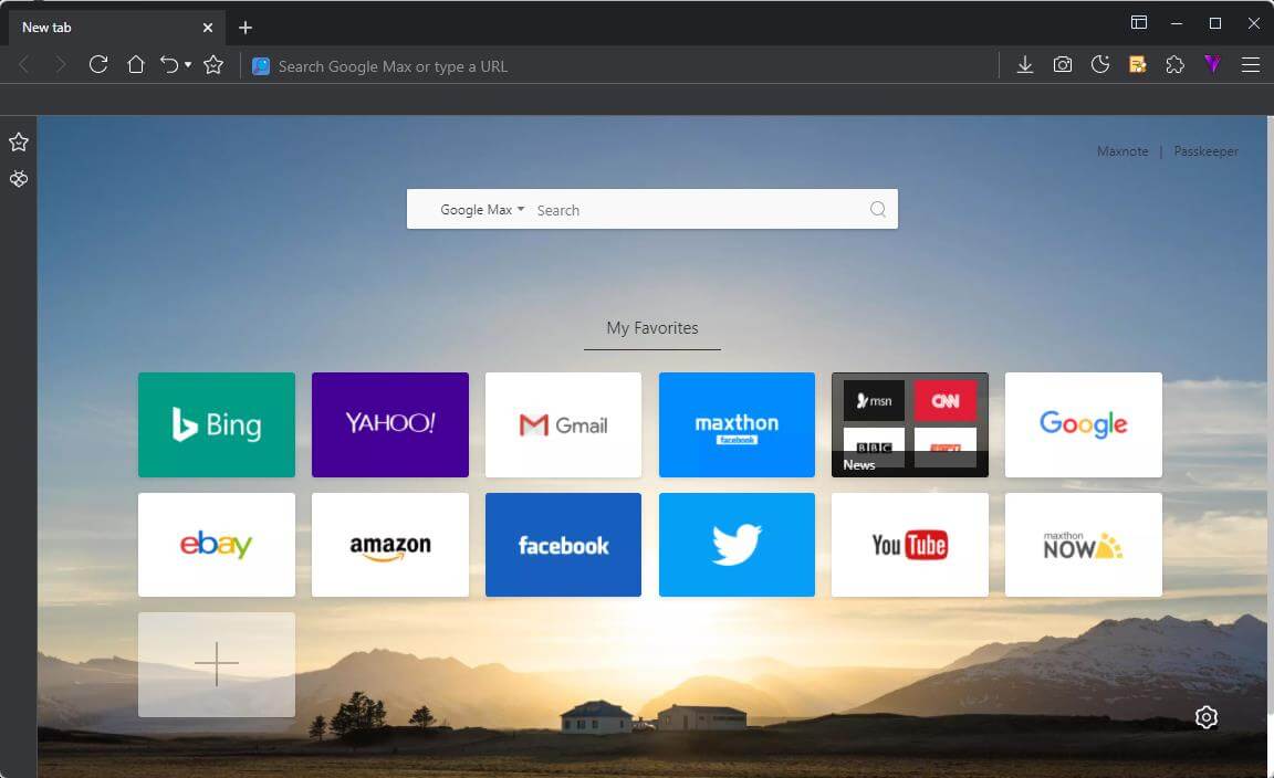 Maxthon one of the best news browsers