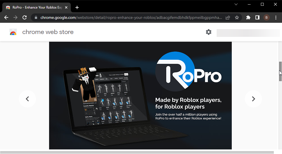 ropro roblox browser extension