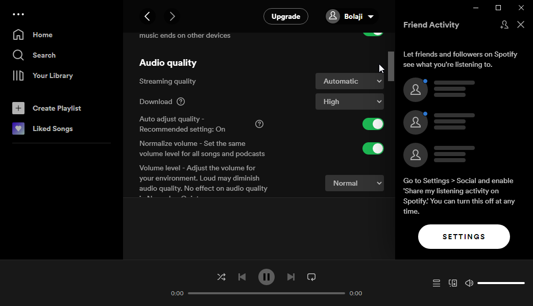 sound quality spotify browser vs app