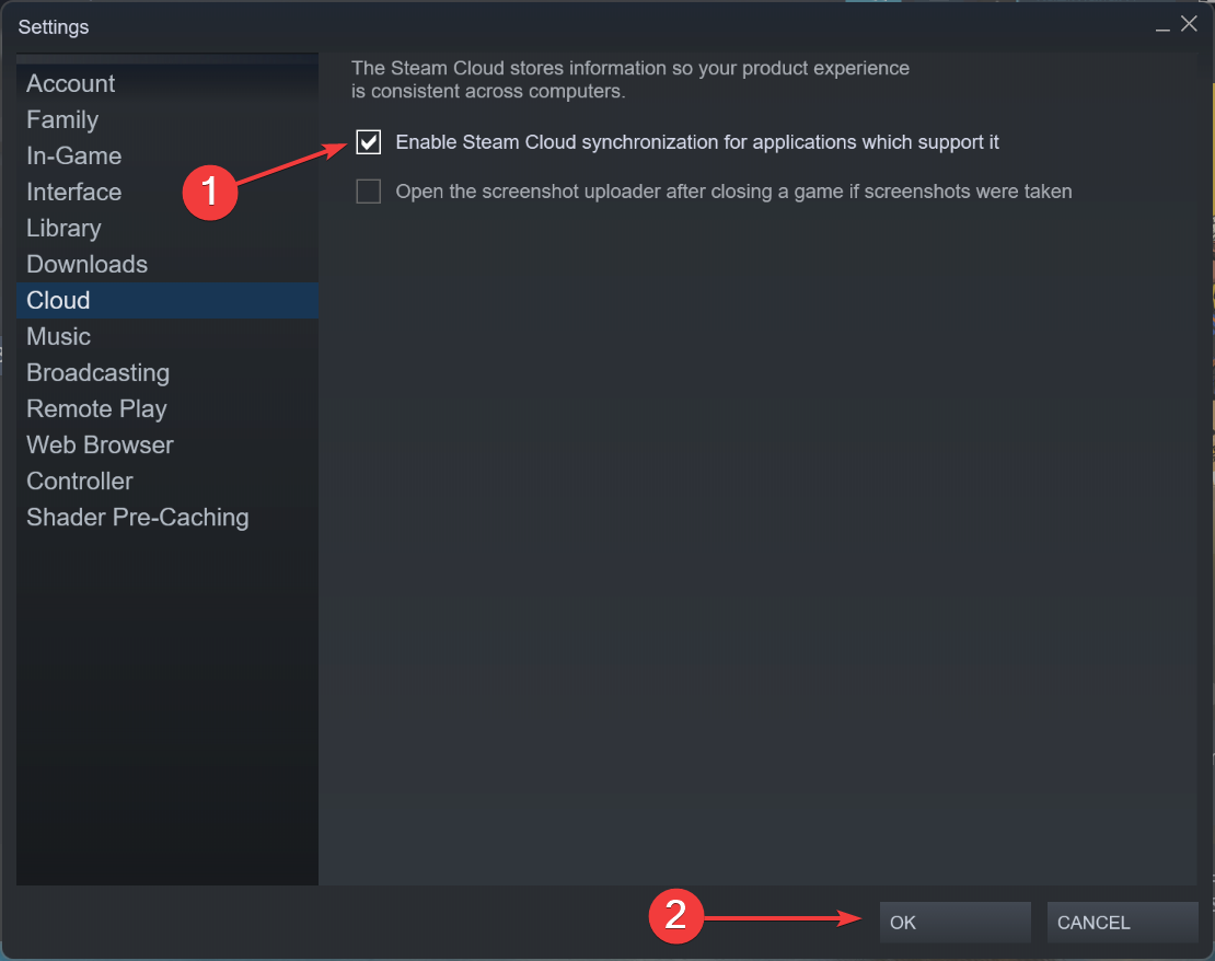 NBA 2K22 UNABLE TO SYNC STEAM CLOUD