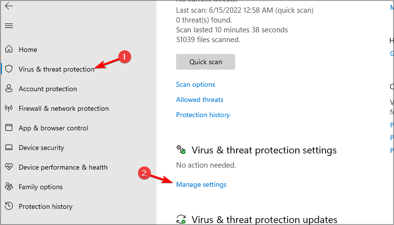 windows 11 security manage settings