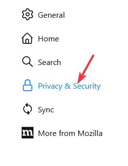 firefox Privacy & Security