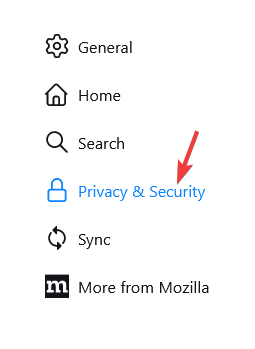 Firefox Privacy & Security