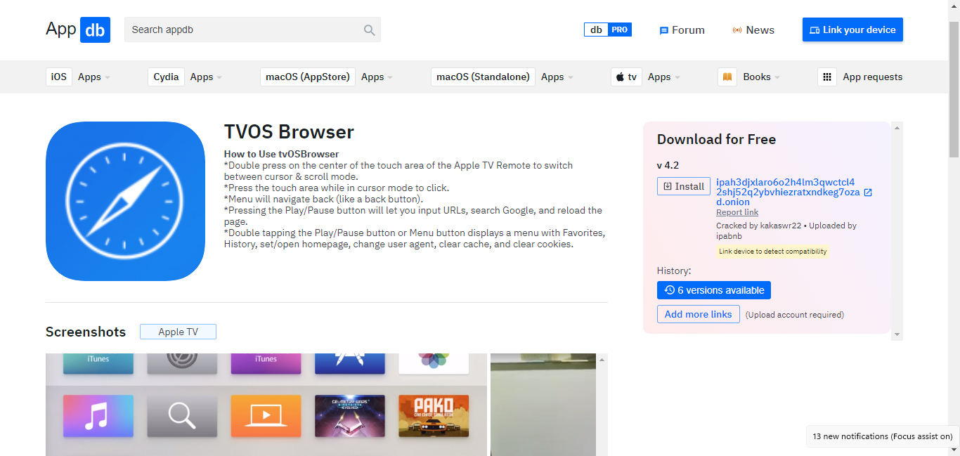 best browser for apple tv