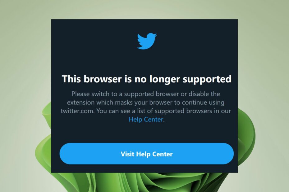 How to Bypass Twitter’s Browser No Longer Supported Message