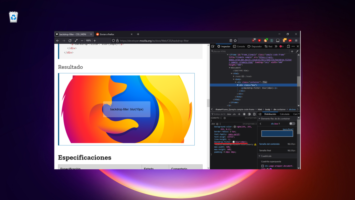 Sự ra đời của Firefox đã đem đến cho người dùng một trình duyệt web nhẹ nhàng, nhanh chóng và dễ sử dụng. Với tính năng Backdrop Filter, bạn sẽ được trải nghiệm một giao diện độc đáo với phong cách đa dạng và nhiều hiệu ứng hấp dẫn.