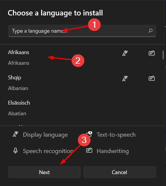 choose-lang cant change display language windows 11