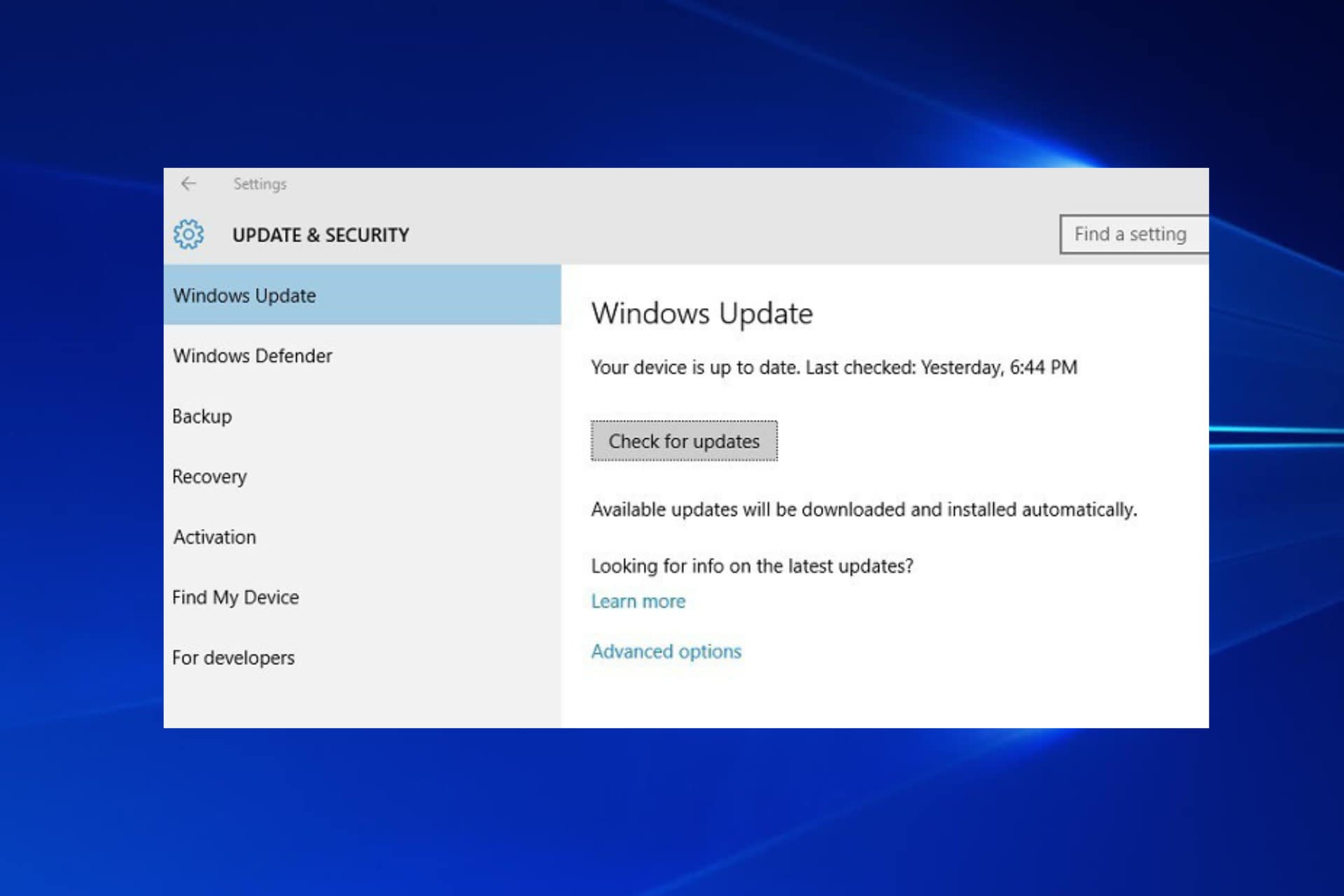 how to disable automatic updates windows 10 image