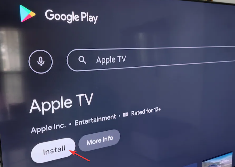 install apple tv on google tv