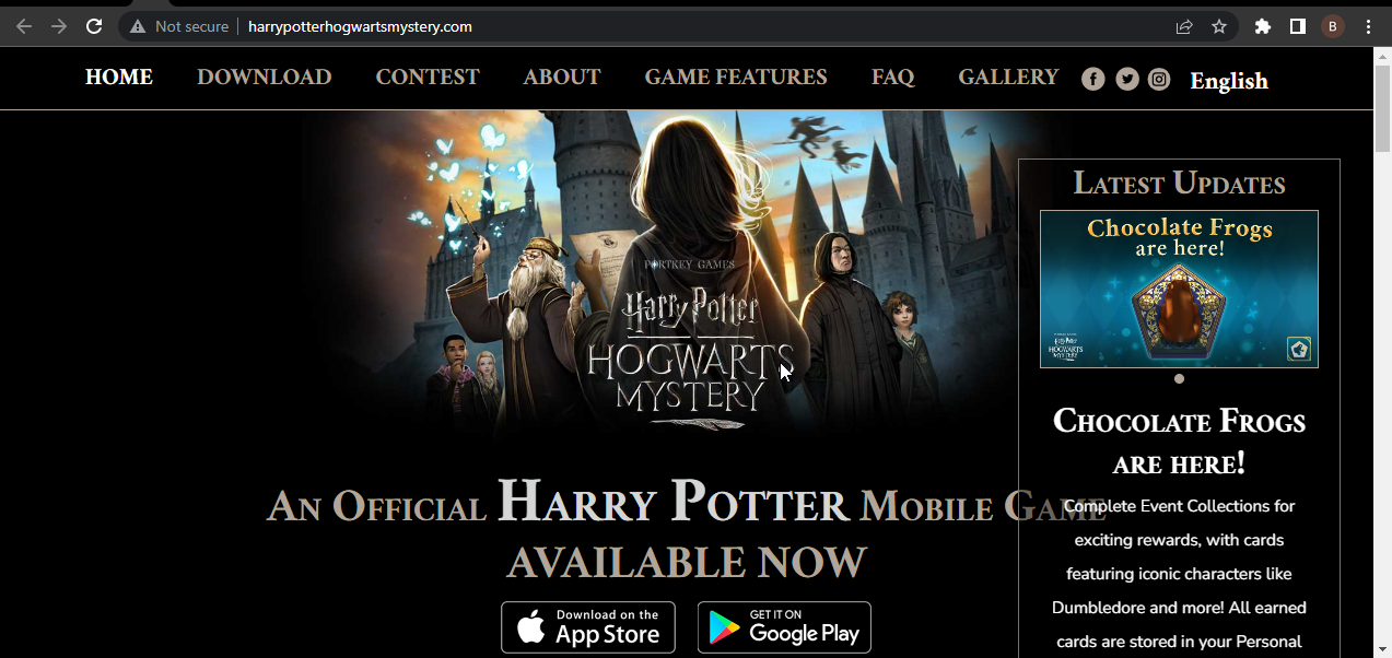 mystery harry potter best online games