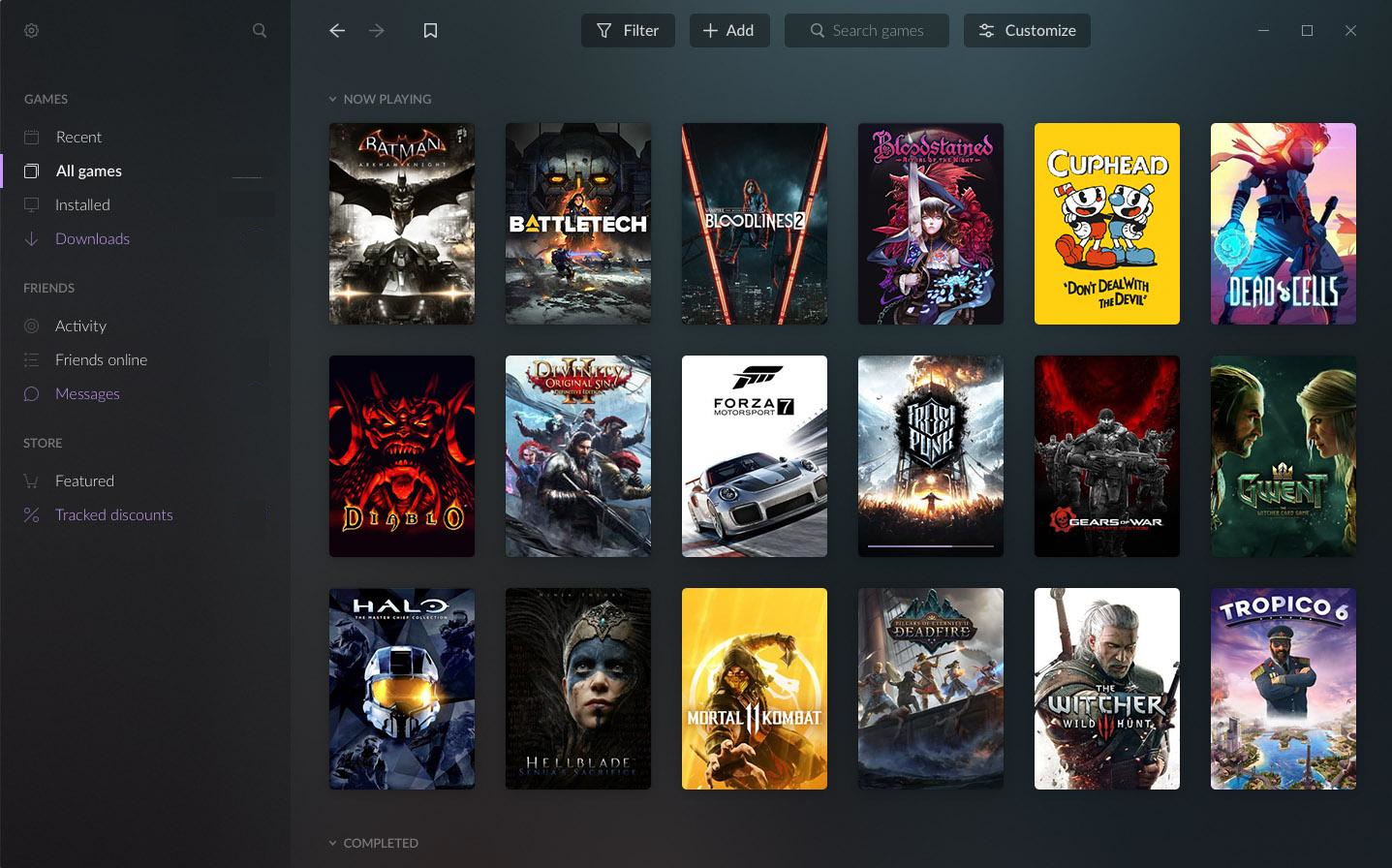 game launcher