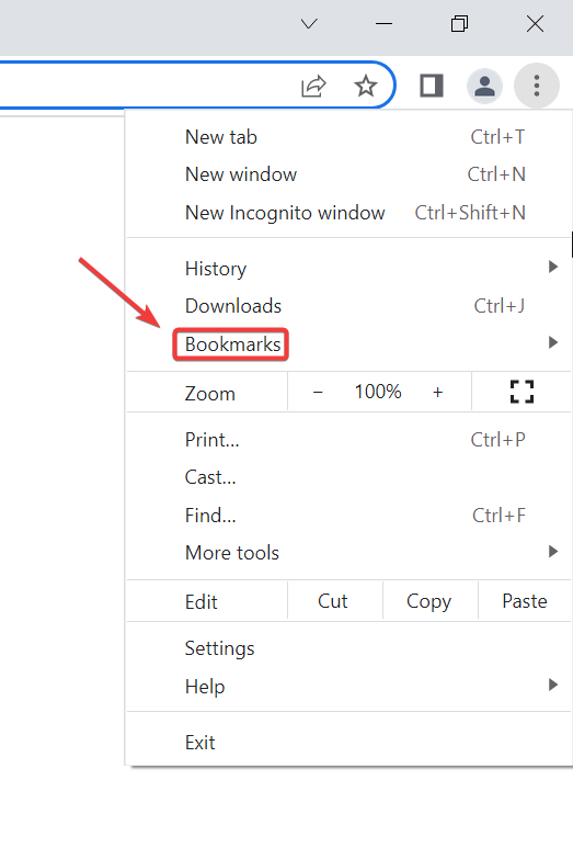 how to import firefox bookmarks to chrome step 2