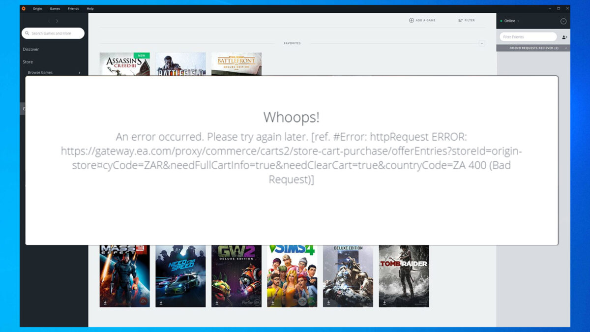 5 Tested Ways to Fix Origin Error When Buying Something