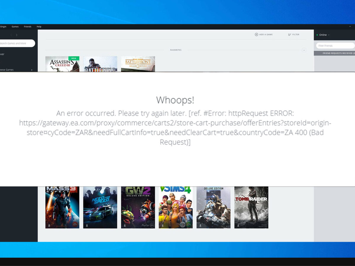 5 Tested Ways to Fix Origin Error When Buying Something