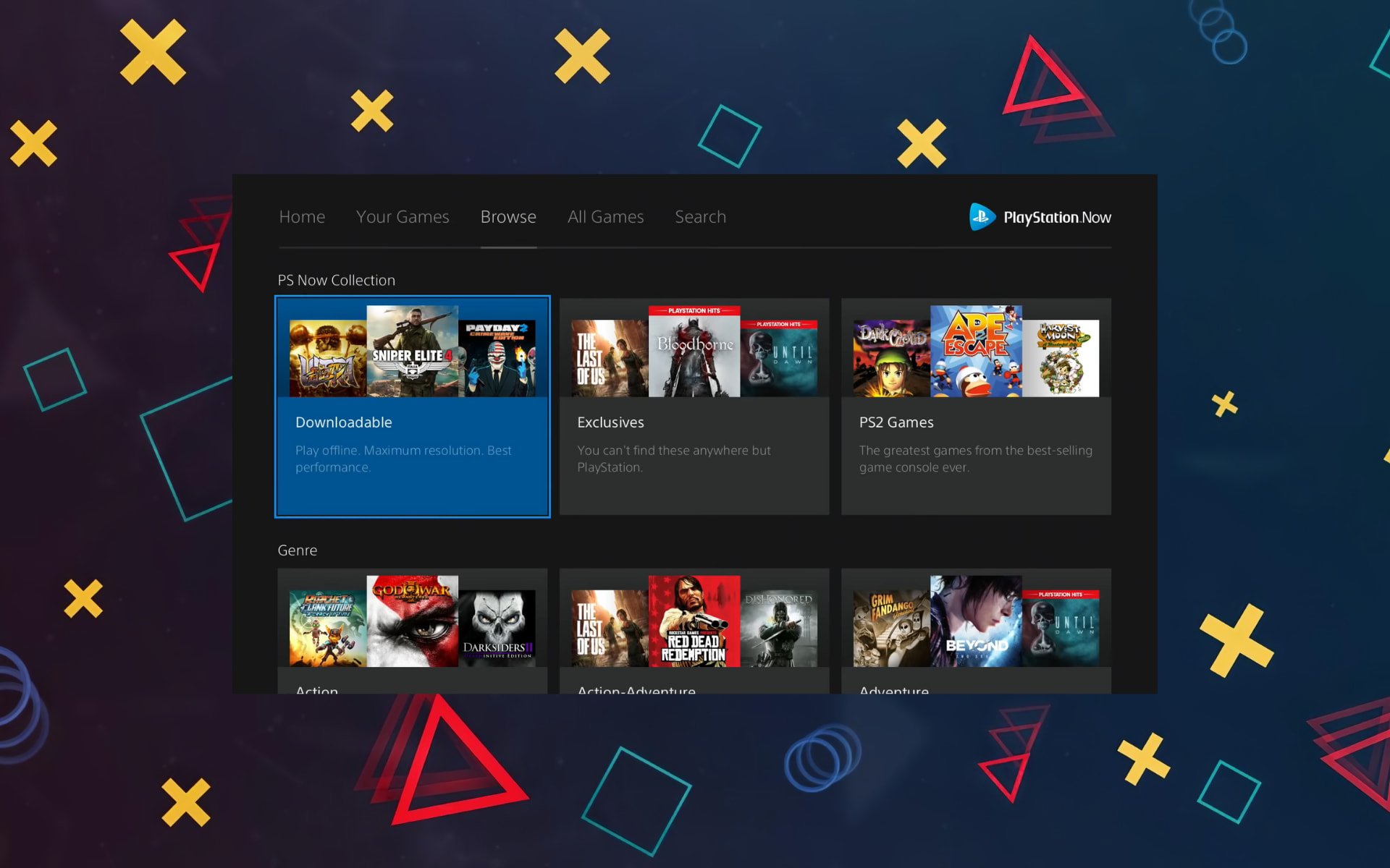 Play pc games store on ps4