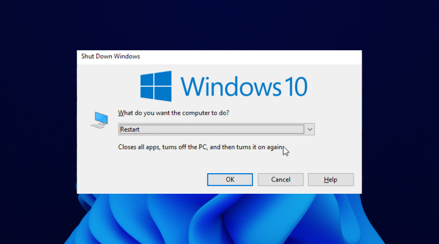 restart PC aw snap error chrome windows 10