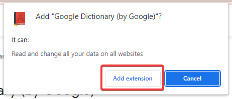 best dictionary extension