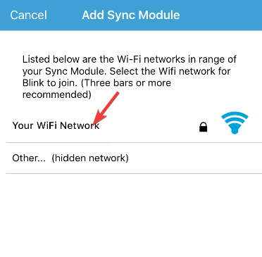 select wifi network