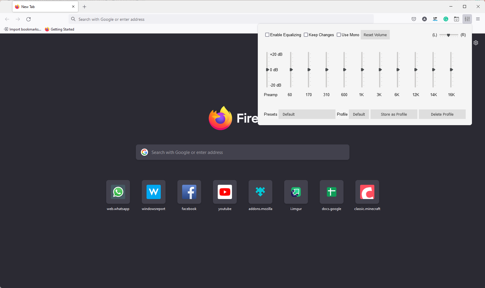 best Firefox equalizer