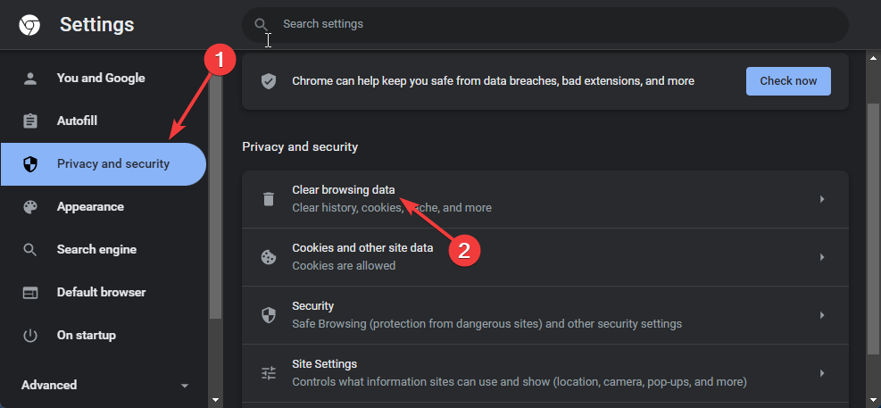 Chrome privacy and security
