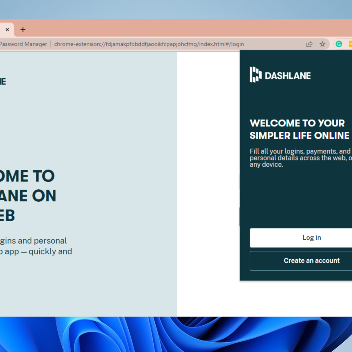 How do I use Dashlane on my laptop?