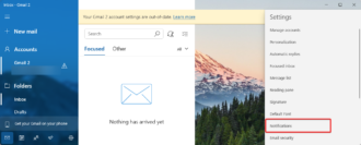 disable windows 10 mail for mailbird