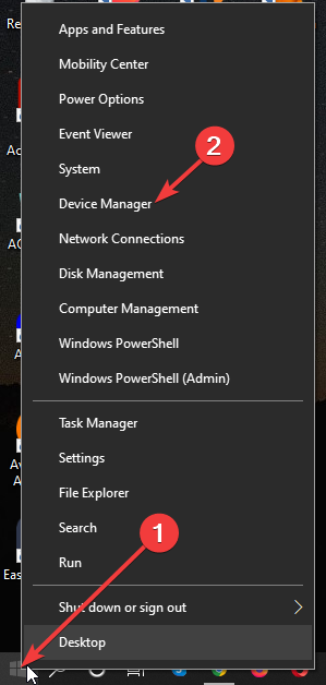 Start and Device Manager