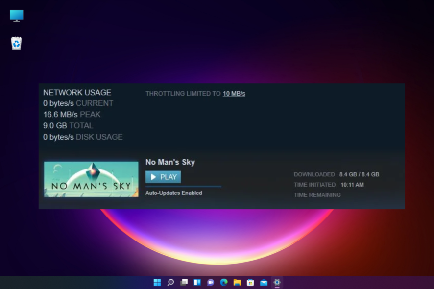 steam download stuck at 100%