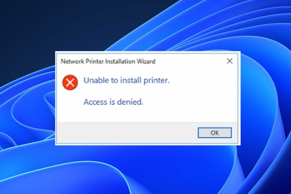 windows 11 cancel print job access denied