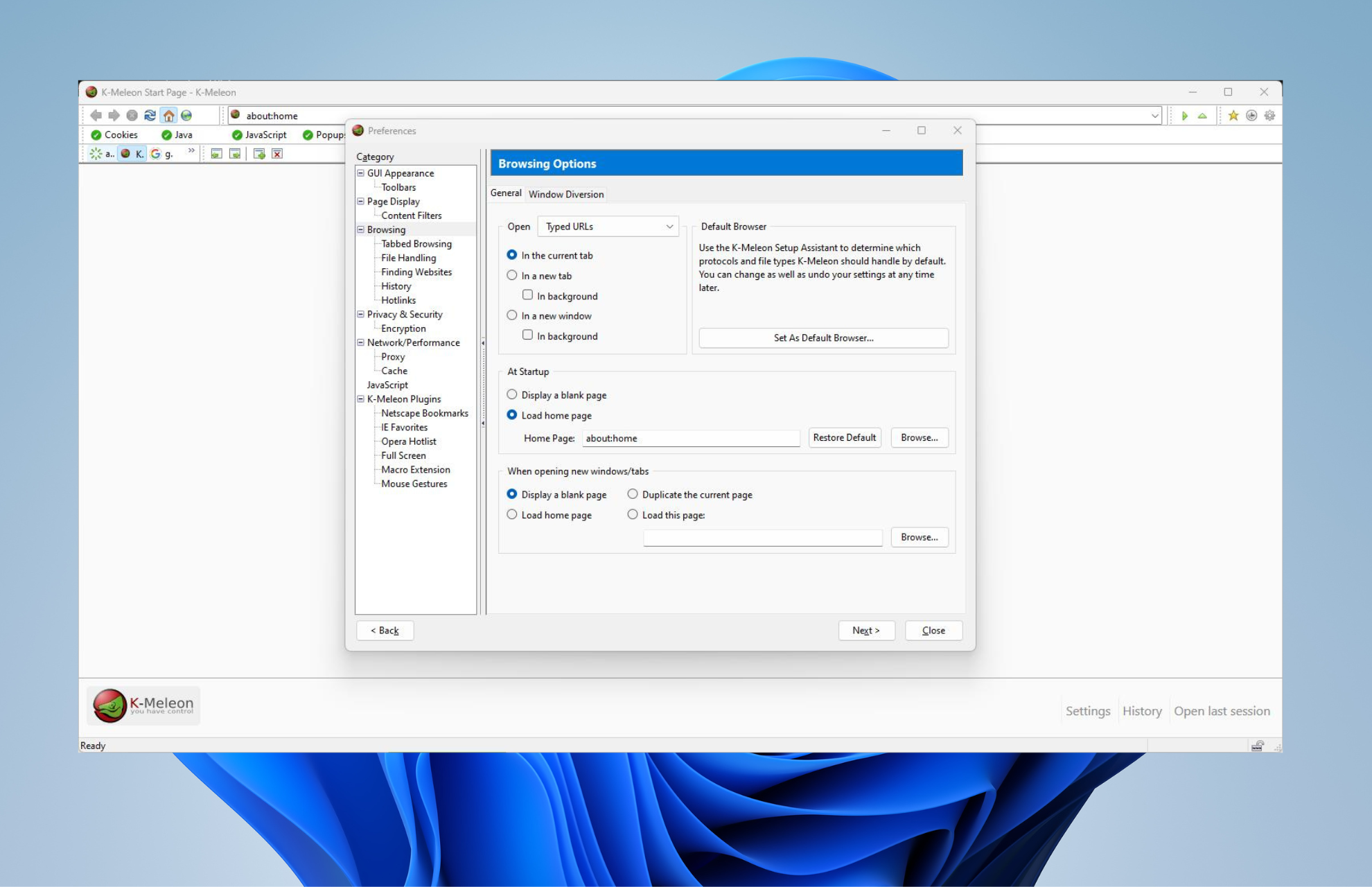 download the new for windows K-Meleon 76.4.9 (2023.09.16)