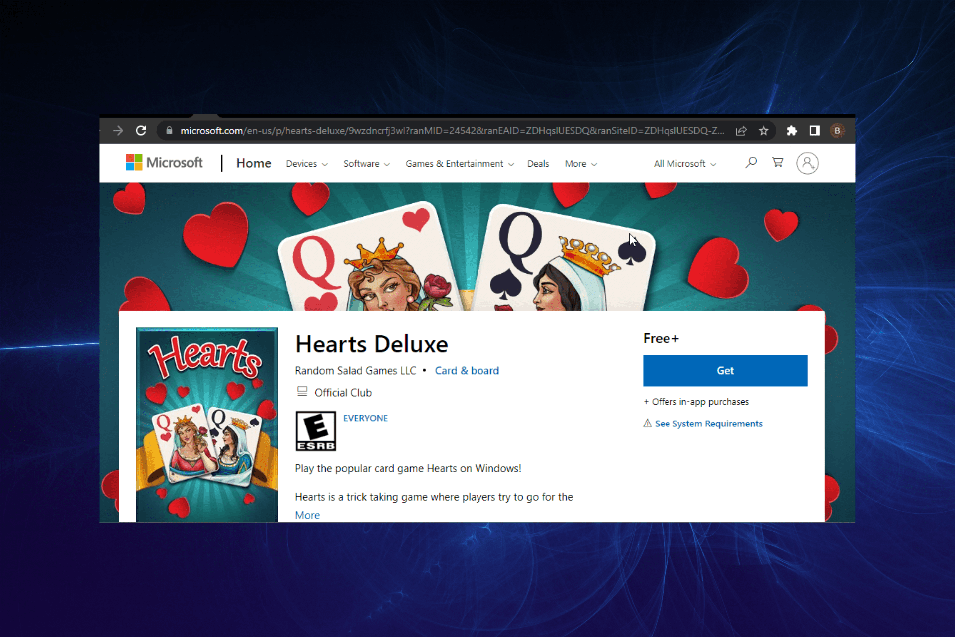 best hearts game for windows 10
