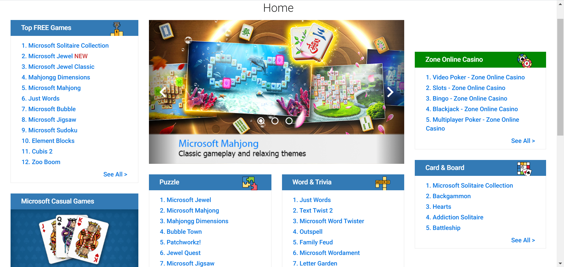 MSN Games - Game for Mac, Windows (PC), Linux - WebCatalog