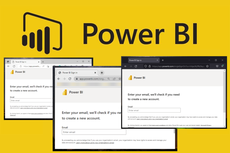 browser support power bi