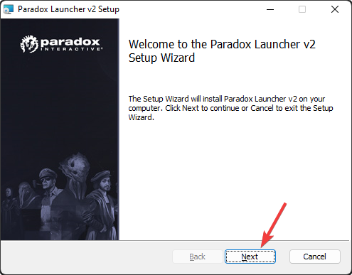 clicking next pdx launcher installer