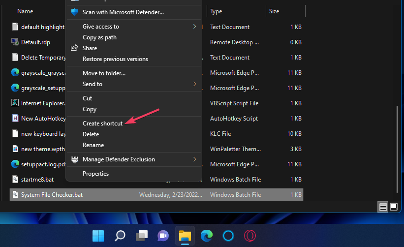 Create shortcut option windows 11 keyboard macros