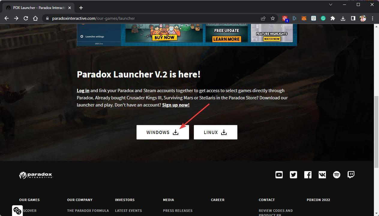 downloading paradox launcher v2