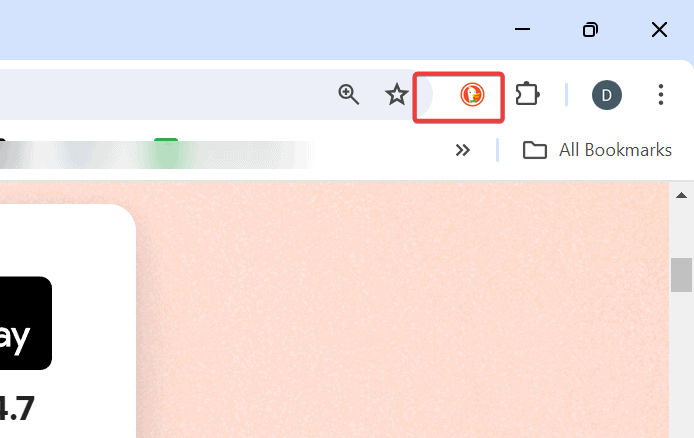 duckduck go chrome extension icon