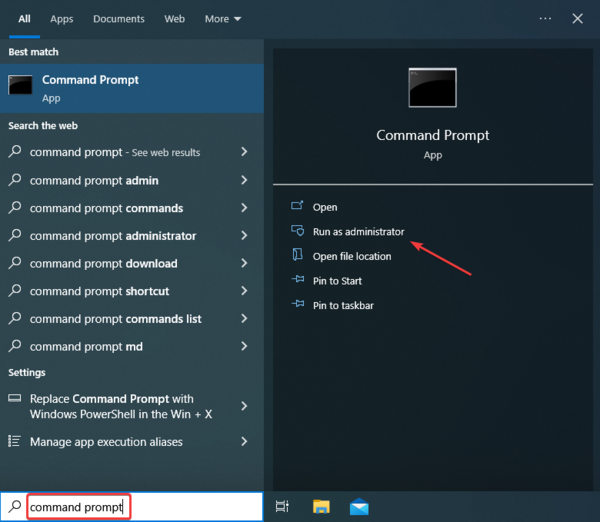 command prompt to how to install .net framework on Windows 10