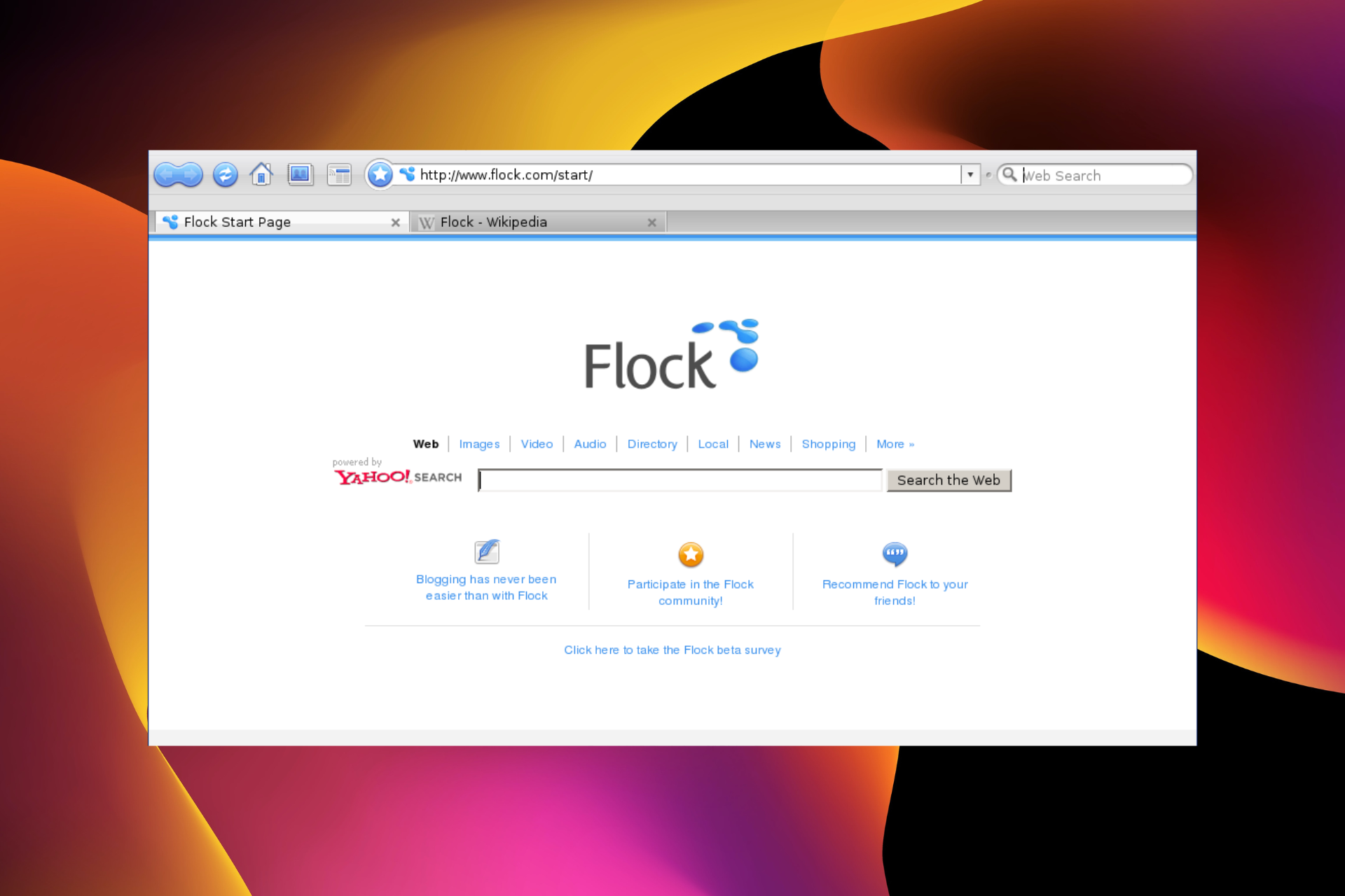 flock browser